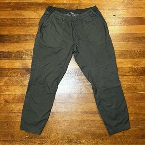 The North Face Womens Hiking Lightweight Utility Pants Green Size Medium M